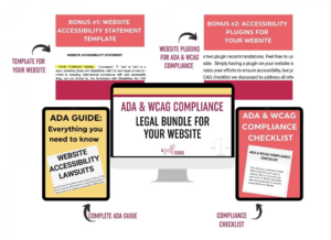 ADA and WCAG Compliance legal bundle